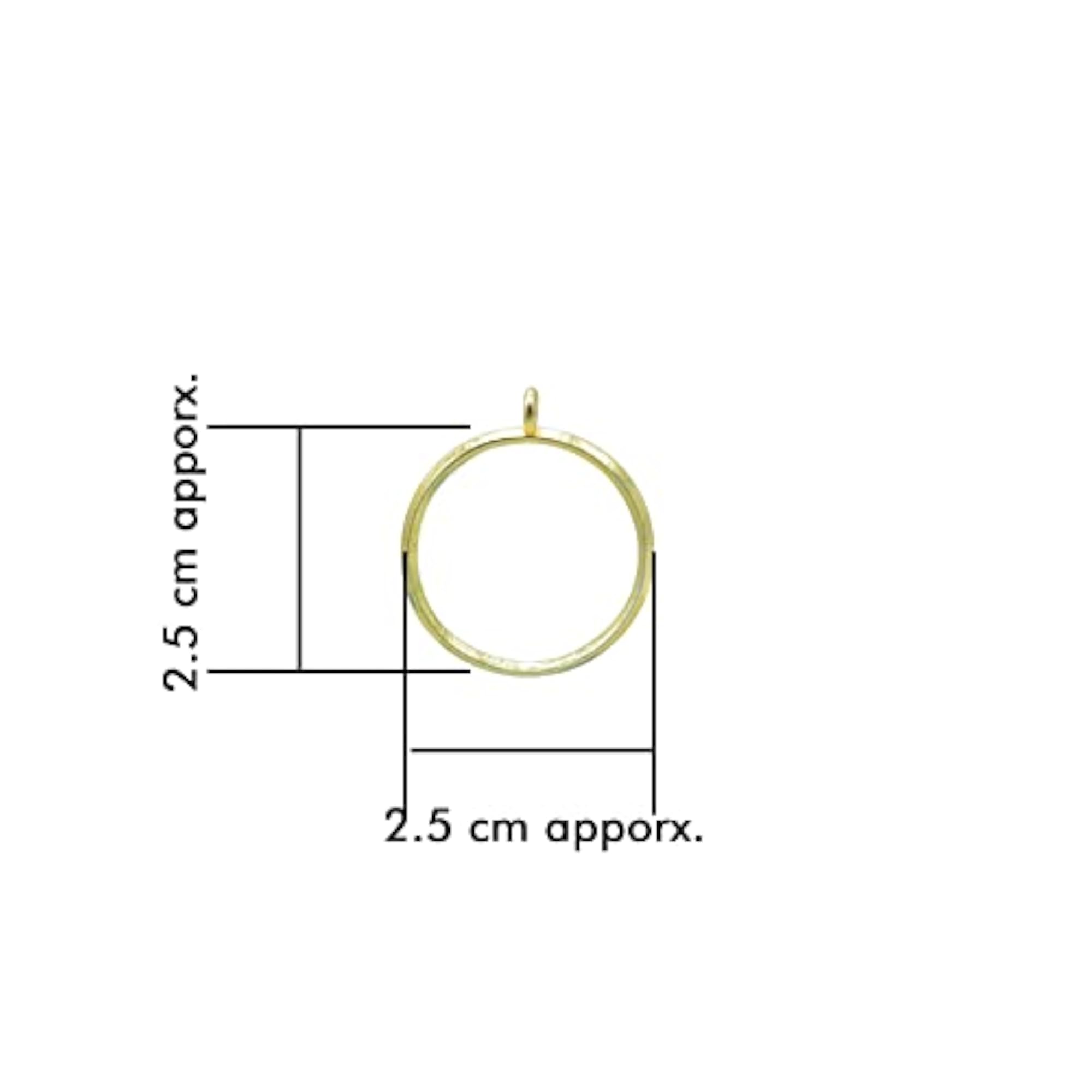 Round Open Back Bezels for Resin Craft (Pack of 4)