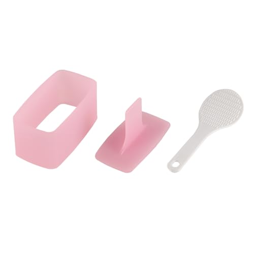 Laroal Sushi-Pressform, Antihaft-Spam-Musubi-Maker-Form, Kunststoff-Sushi-Maker mit Löffel, Reisrollen-Form-Werkzeug für Zuhause, einfach zu verwendendes Sushi-Set