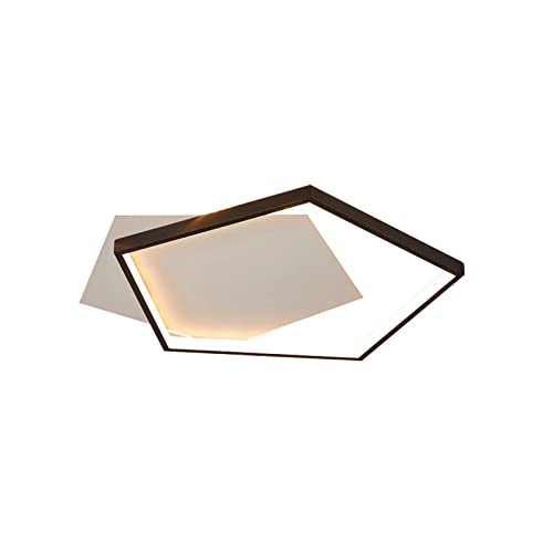 Plafonnier LED moderne dimmable avec éclairage géométrique salon
