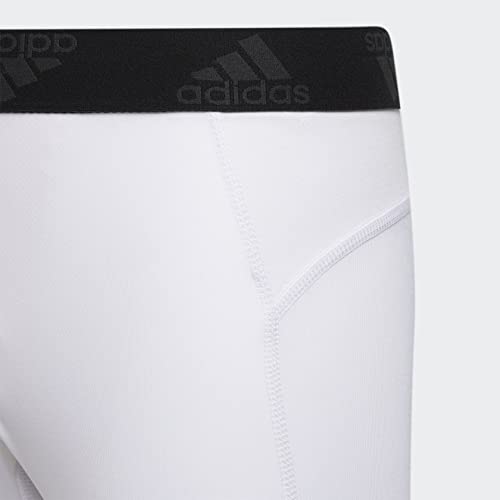 adidas Boys' AEROREADY Techfit Tights, White, Large