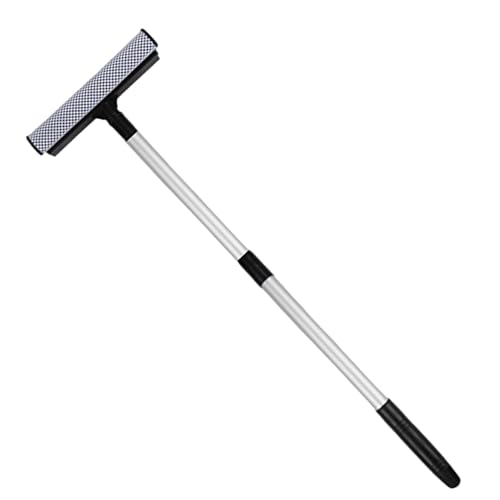 Xmccvt Outil De Nettoyage De Fenêtres Et De Vitres,Raclette Télescopique 2 en 1 | Essuie Vitre pour Pare Brise | pour Voiture Camion Pare-Brise Maison Salle...