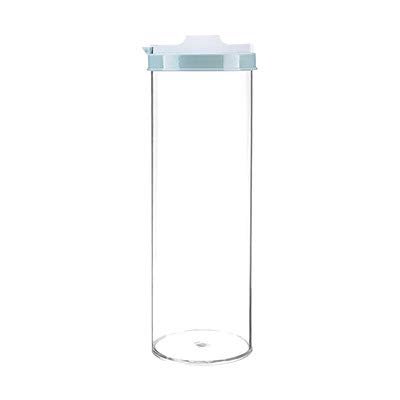 Is&Etan Spice and Food Storage Containers Clear Plastic BPA-Free - Keeps Food Fresh & Dry Airtight Food Storage Containers for Food Storage, Candy Fruit Box,pack of 3 (Blue)