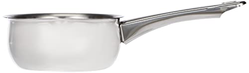 Foto von IBILI Stielkasserolle Prisma gewölbt 14 cm aus Edelstahl/Metall, Silber