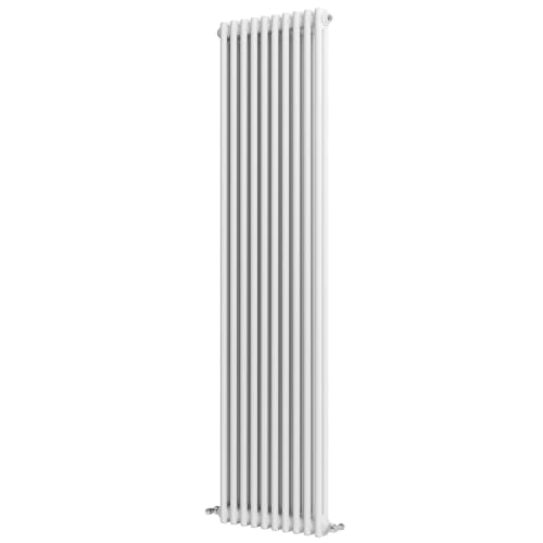 SLINE SANITARY Traditional 2 Column Cast Iron Style Radiator Vertical White 1800x470mm