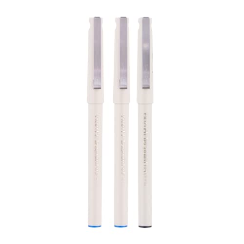 Image of Pilot V5 Liquid Ink Roller Ball Pen - Blue (Pack of 2),9000014714 Hi-Techpoint 05-2Blue + 1Black
