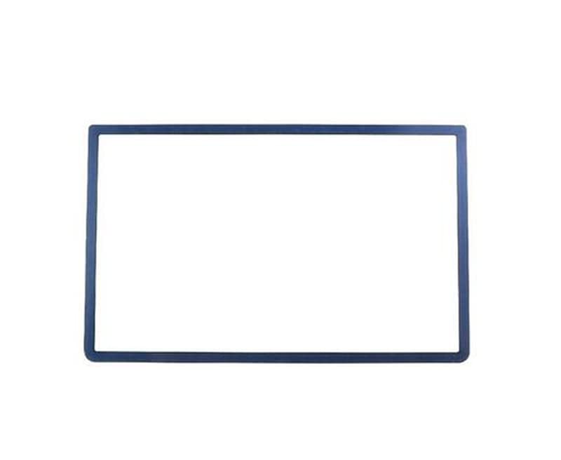 Image of Glass Top Upper Screen Frame Lens Cover LCD Screen Protector with Adhesive for 3DS XL /New 3DS XL LLConsole(Blue)