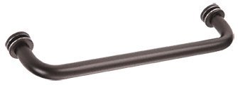 Barre porte-serviettes CRL 30,5 cm blanc série BM tubulaire douche verre