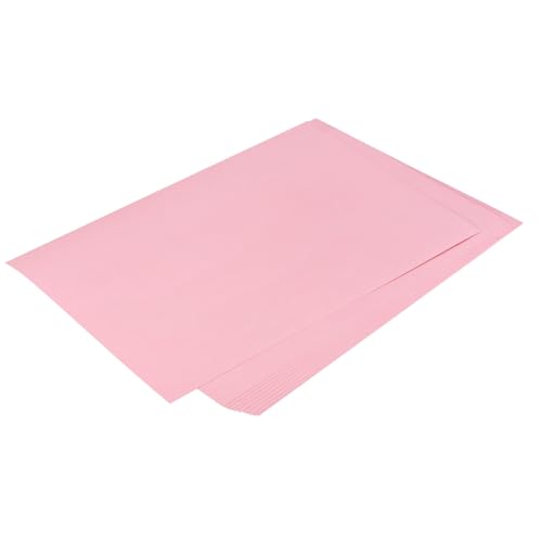 Papier cartonné pour scrapbooking QUARKZMAN uni rose 250gsm 20 feuilles loisirs créatifs cartes