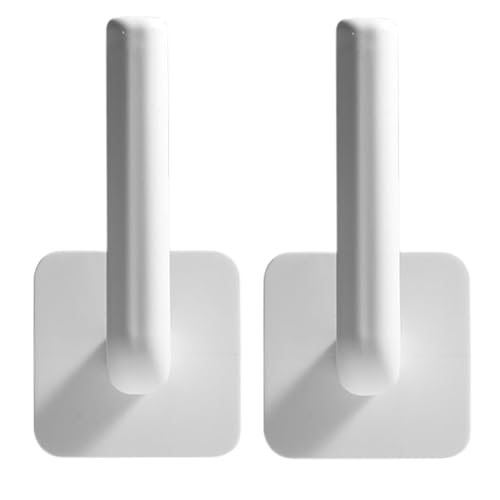 Toallero adhesivo - montaje en pared, toallero | Percha para papel higiénico sin taladrar, para armario, ropa, sombreros, cocina, alternativa a los soportes Convenz
