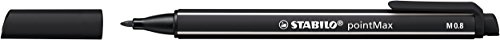 Image of STABILO pointMax Nylon Tip Pen - Assorted Colours - Wallet of 15