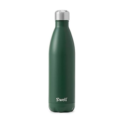 S'well Stainless Steel Water Bottle, 25oz, Hunting Green