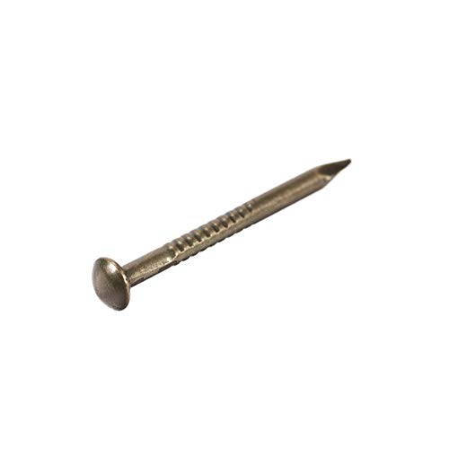 uxcell clavos pequeños de acero al carbono 1.5x19 mm para accesorios decorativos de cajas de madera, tono bronce, paquete de 200 piezas miniatura 4