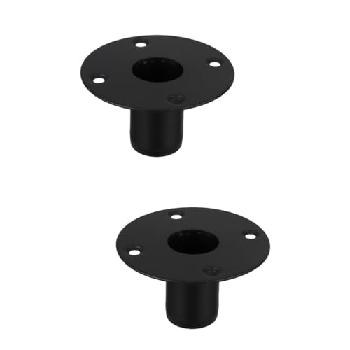 VICASKY 2 Pcs Professional Metal Speaker Stand Speaker Mount Stand Audio Base Tray for Performance