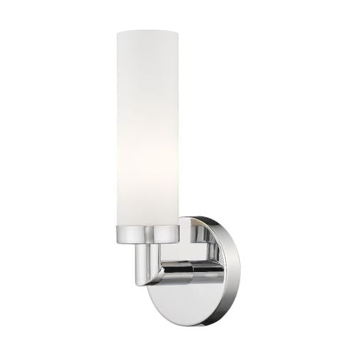 Image of Livex Lighting 10103-05 Aero 1-Light Wall Sconce, Chrome