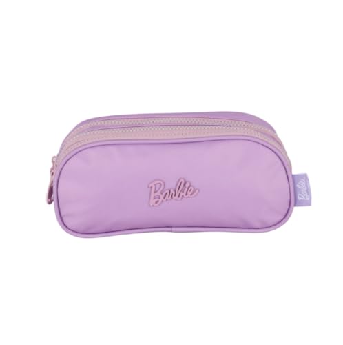 Estojo Triplo Barbie Lilás ET47720BB 2025 Luxcel