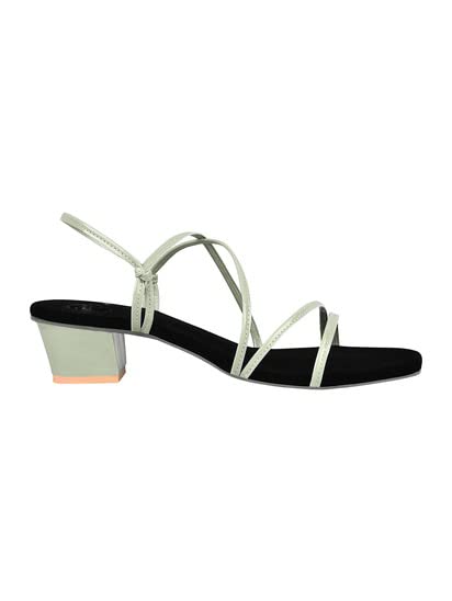 Image of JM LOOOKS Kitten Heel Sandal for Womens Block Heel Sandal Comfortable Heel Sandal Trendy Flatform Sandals for Girls Casual and Stylish