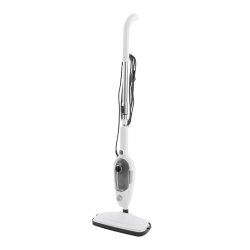 Tagtuell Limpiador a vapor de mano con depósito de agua transparente, mopa de vapor para suelos, ventanas y encimeras de cocina, clase de protección: IPX4, tiempo de calentamiento: 1 minuto