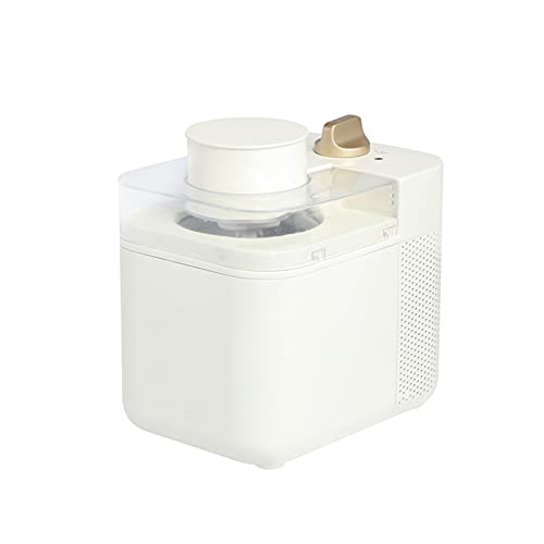 BANYANU Speiseeismaschine, Eismaschine Nach Hause Kleine Hausgemachte Mini-Fruchteistüte Eismaschine 500ML,Weiß