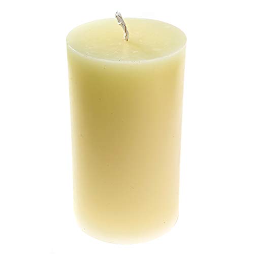 Large 3x6 White Beeswax Candles - 80 Hour - 100% Pure Beeswax Ivory Pillar Candles, Naturally Whitened in The Sun - Unscented, Smokeless - Home Decor, Wedding Decor - 1 Pack - Alternative Imagination - Thumbnail 5