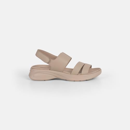 Image of Mochi Women's Beige Comfartable Casual Sandal with Adjustable Strap UK /5 EU /38 (33-1162)