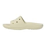 Crocs Unisex Classic Crocs Slide Sandalen, Graues Leder, 46/47 EU