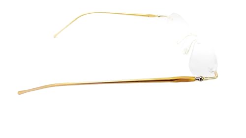 Image of N Specs An Optical Mall Reading Glasses For Men Women Unisex Stylish Framless Frame With Anti Reflected Unbreakable Fiber Glasses