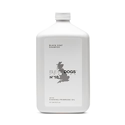 Isle of Dogs Coature No. 18 Black Coat Evening Primrose Oil Dog Shampoo, 1 Liter