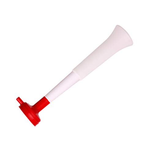 FUN FAN LINE - Pack x3 Trompetas Vuvuzela Dos cuerpos. Accesorio para fútbol y Celebraciones Deportivas. Bocina de Aire ruidosa para la animación Ideal para Transportar. (Inglaterra)