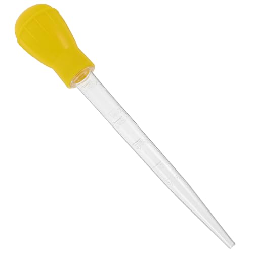 SOLUSTRE Meat Baster for Easy to Use Cooking Injector Reusable Plastic Yellow Baster