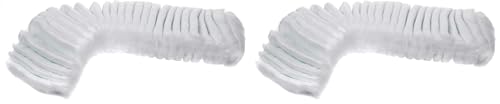 Carlinea 011010 Ouate à Lustrer, Blanc (Lot de 2)