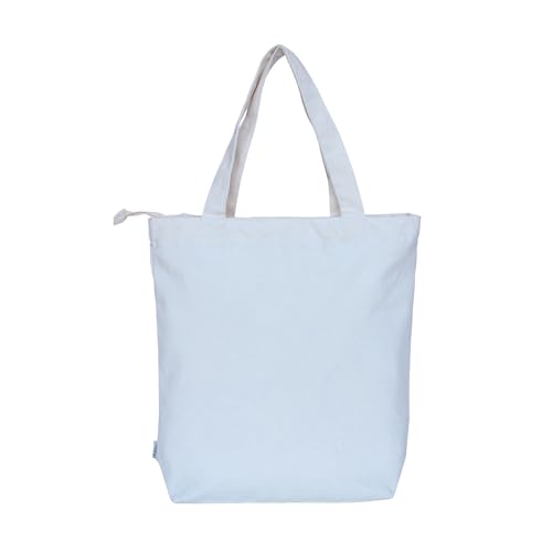 Image of Cotton Tote Bag For Women Stylish I Casual Shoulder Embroidered Canvas Hand Bags For Women I New Floral Style Ladies Handbags College Girls, Office Daily Use, Beach & Shopping, Travel