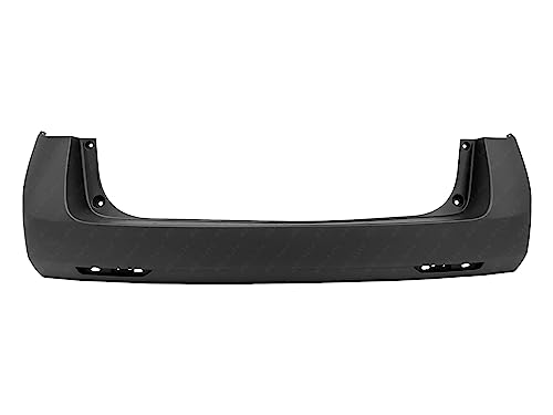 MBI AUTO - Primered, Rear Bumper Cover for 2011-2017 Honda Odyssey Van 11-17, HO1100267