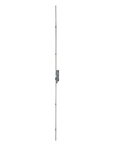 FERCO by THIRARD - Serrure Encastrable Europa à Cylindre - Porte Bois/PVC - Axe 50 mm - 5 Points - H. 2150 mm - Réversible - Verrouillage Par Relevage - Gris