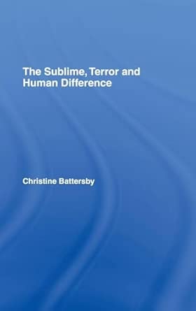 The Sublime, Terror and Human Difference book cover