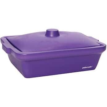 Argos Technologies Foam Rectangular Ice Pan with Lid, 9 L, Purple