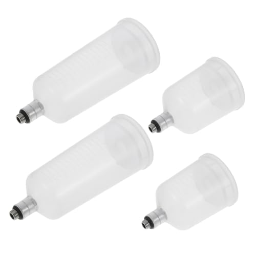 JOINPAYA Professional Airbrush Painting 4pcs Split-Type Replaceable Cups Precision Nozzle for Vibrant Artwork