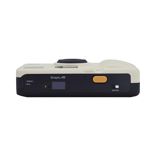 Image of KODAK Snapic A1 35mm Film Camera 35mm, Reusable, 2-Zone Focus, Lightweight, Compact (Ivory White) (Film & AAA Battery are not Included)