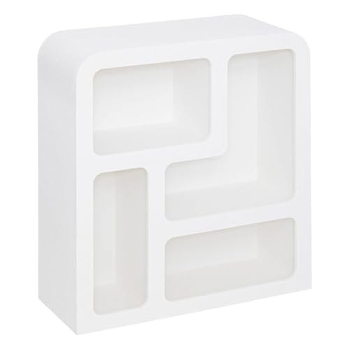 Atmosphera - Meuble 4 niches soleya Blanc 75x30cm