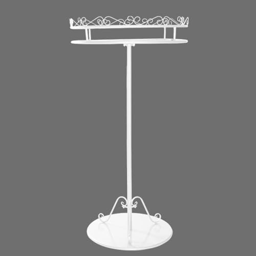 IMYOGI Perchero Moderno Dorado con rotación de 360° para Tiendas de Ropa y hogar, Gran Capacidad, Estable, diámetro Ajustable (60-90 cm)