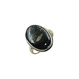 Golden Blue Fire Nuummite Ring 925 Sterling Silver Handmade Statement Gemstone Ring Valentines Day Jewelry For Her (6)