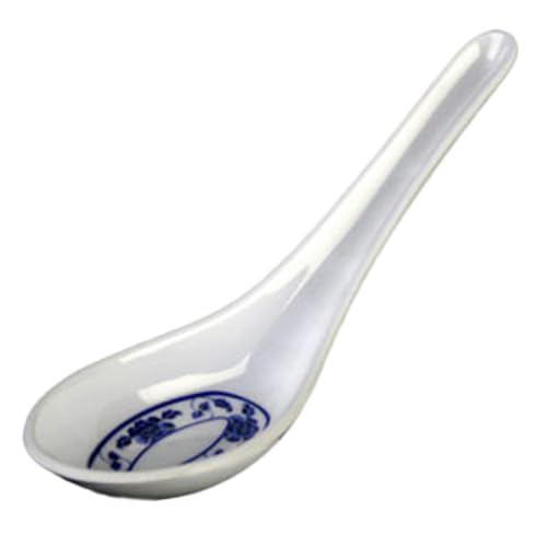 FSE 7004TB Spoon, 3/4 oz., 5-1/4" x 1-3/4", Break-Resistant, Dishwasher Safe, Melamine, Lotus, Pack of 12