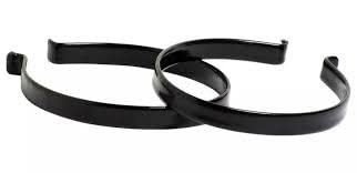 Black Bicycle Plastic Trouser Clips