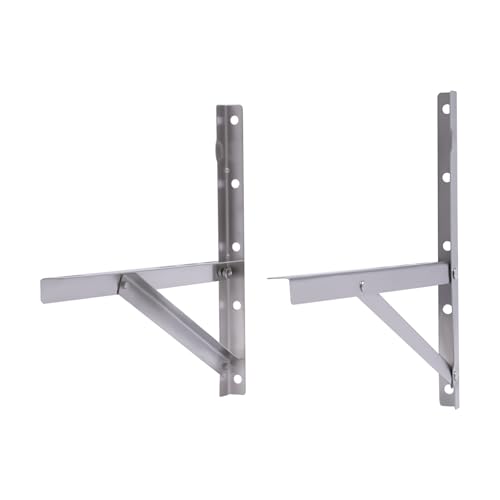 2Pcs Wandhalterung für Klimaanlage Tragfähigkeit 200Kg Klimaanlage Außengerät Wandhalterung Edelstahl Klimaanlagen Halterung