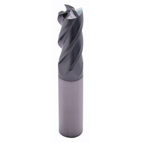 Image of 4 Flute Solid Carbide Square End Mill(1Pc, 1 /2in), AlTiN Coated | 35 Helix, 1 /2 inch Cutting Dia, 1 /2 inch Shank Dia, 1-1 /4 inch LOC, 3 inch OAL For Milling Alloy Steel, Hardened Steel, Iron, Copper