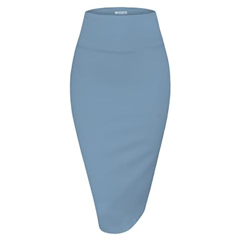 MINEFREE Women's High Waist Office Pencil Skirt Cover