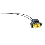 automotive connectors 2 Pin 240PC23S4019 Automotive Wire Cable Headlight Socket Connector easy replacement(Female with wire,1PCS)