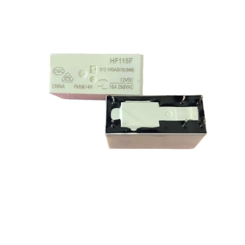 Relais HF115F 012-1H3A 12V CC 16A pour circuit imprimé de commutation électrique