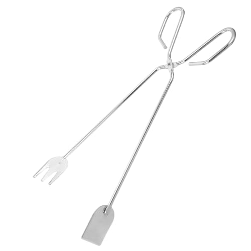 Luxshiny Fireplace Tongs for Outdoor Use Heavy-duty Log Grabber Thick Handles for Campfires and Bbq Efficiently Move Firewood and Charcoal Design for Handling