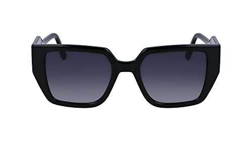 KARL LAGERFELD Women's Sunglasses KL6098S - Black with Gradient Grey Lens