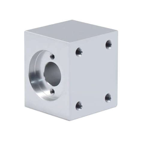 Threaded Backlash T8 Lead Screw Aluminum Block Conversion Holder 8mm Dia Trapezoidal Rod Screw Nut Housing Screw Nut Bracket Mounting Seat Screw trapezoidal